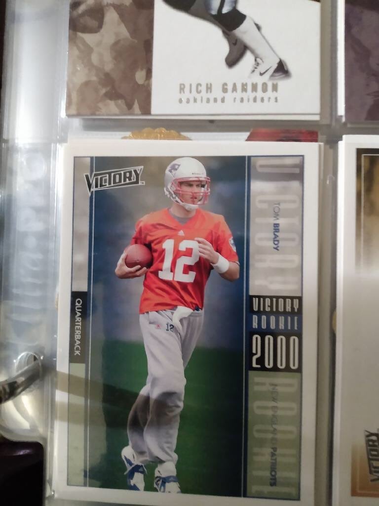 tom brady rookie card!
