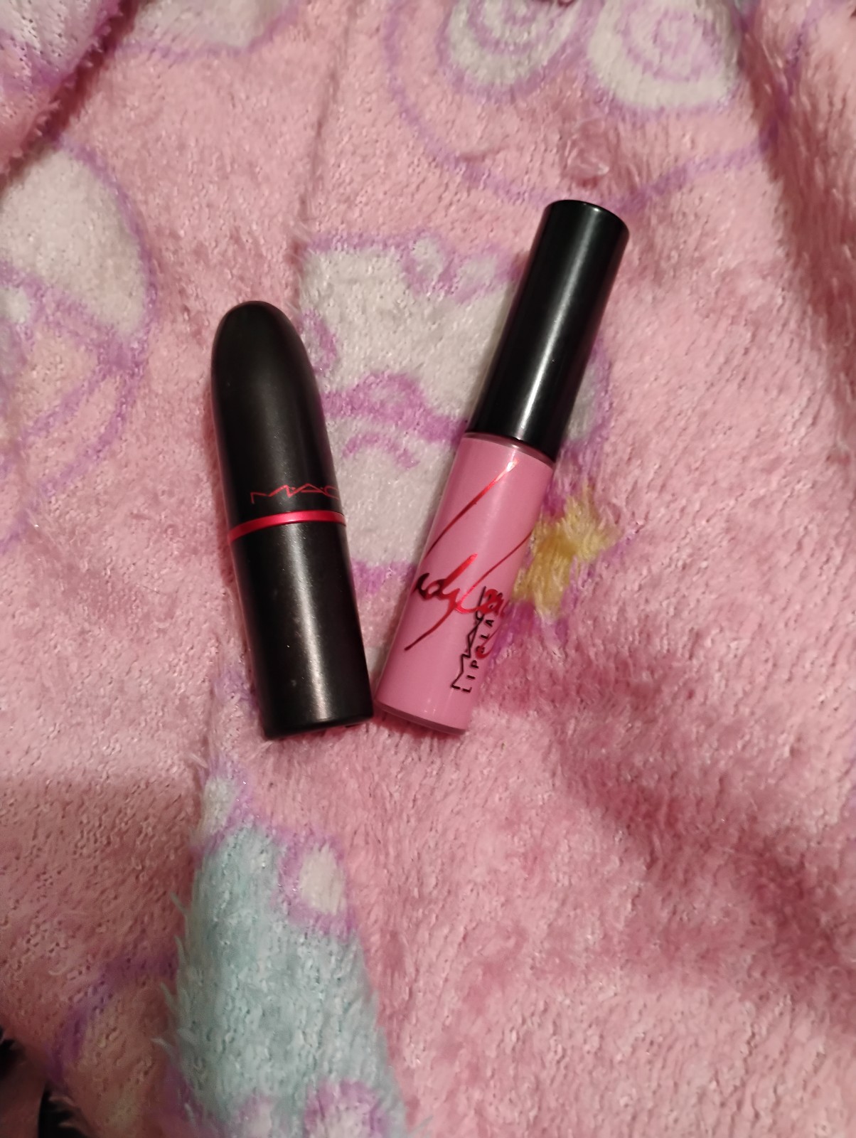 Mac Viva Glam Gaga Lipstick and Lip Glass Bundle