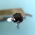 .10ct 2.97mm 100% REAL BLACK DIAMOND NOSE RING/SCREW, CERT,FREE DIA TESTER
