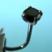 .10ct 2.97mm 100% REAL BLACK DIAMOND NOSE RING/SCREW, CERT,FREE DIA TESTER