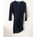 VERONICA BEARD Jaelyn Side Ruched Long Sleeve Dress Sz XS