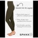 Spanx Seamless Green High Waist Leggings Women's Sz M Ankle Zipper Stretch