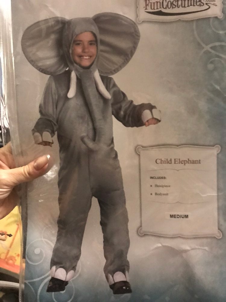 Kids elephant costume