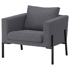 IKEA KOARP Armchair cover, gunnared medium gray 203.471.42