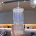 Starbucks Unicorn glass tumbler Venus focus