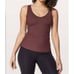 LULULEMON ATHLETICA Long Breath 2-In-1 Tank 'Light Support For B/C Cup Size 8