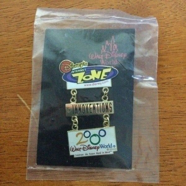Disney Pin 336 WDW Innoventions Disney’s Internet Zone Press 2000