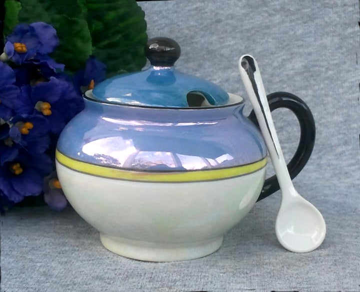 Noritake 3-Piece Mustard with Spoon 1925