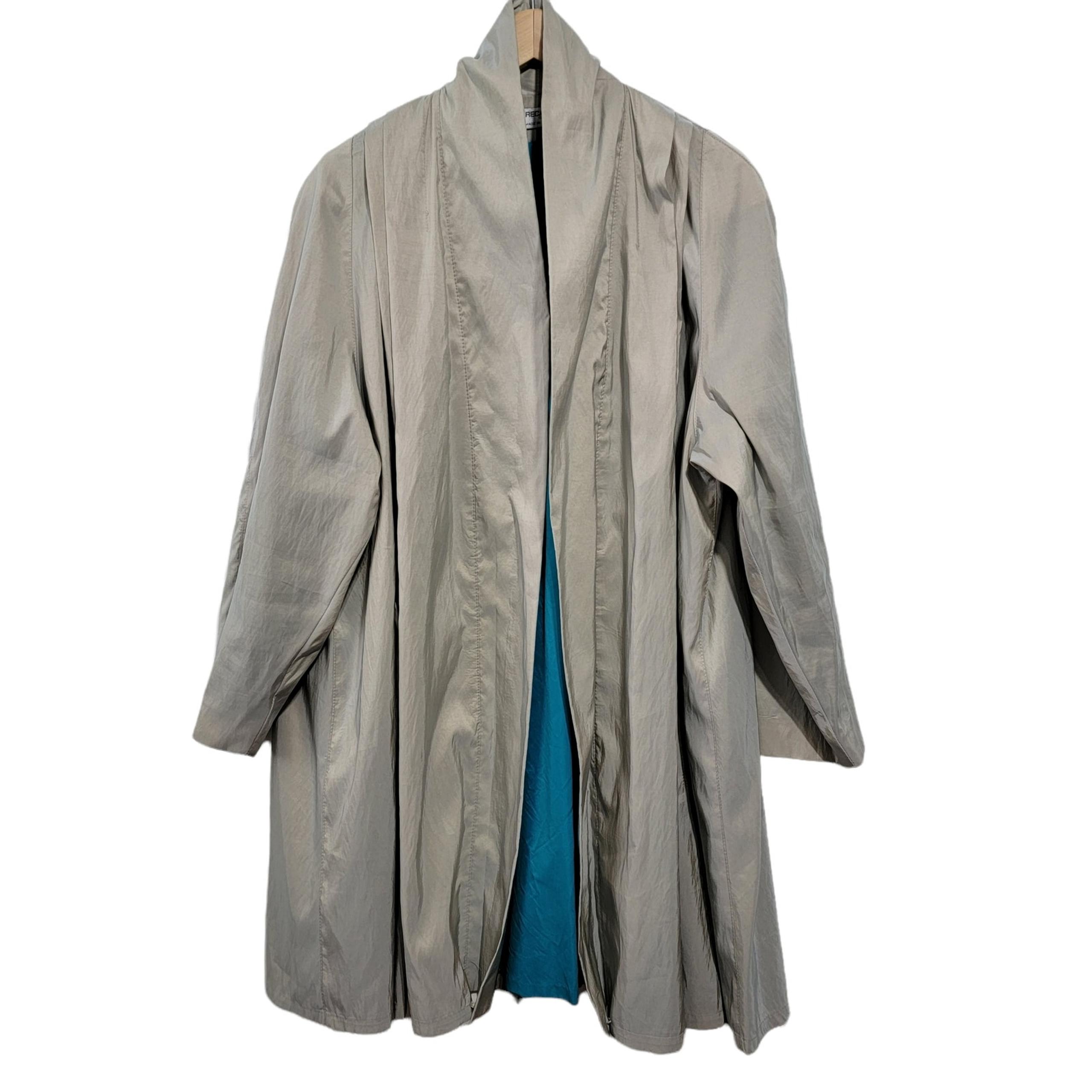 VTG Forecaster of Boston Womens Midlength Rain Trench Coat Size 12 80s 90s