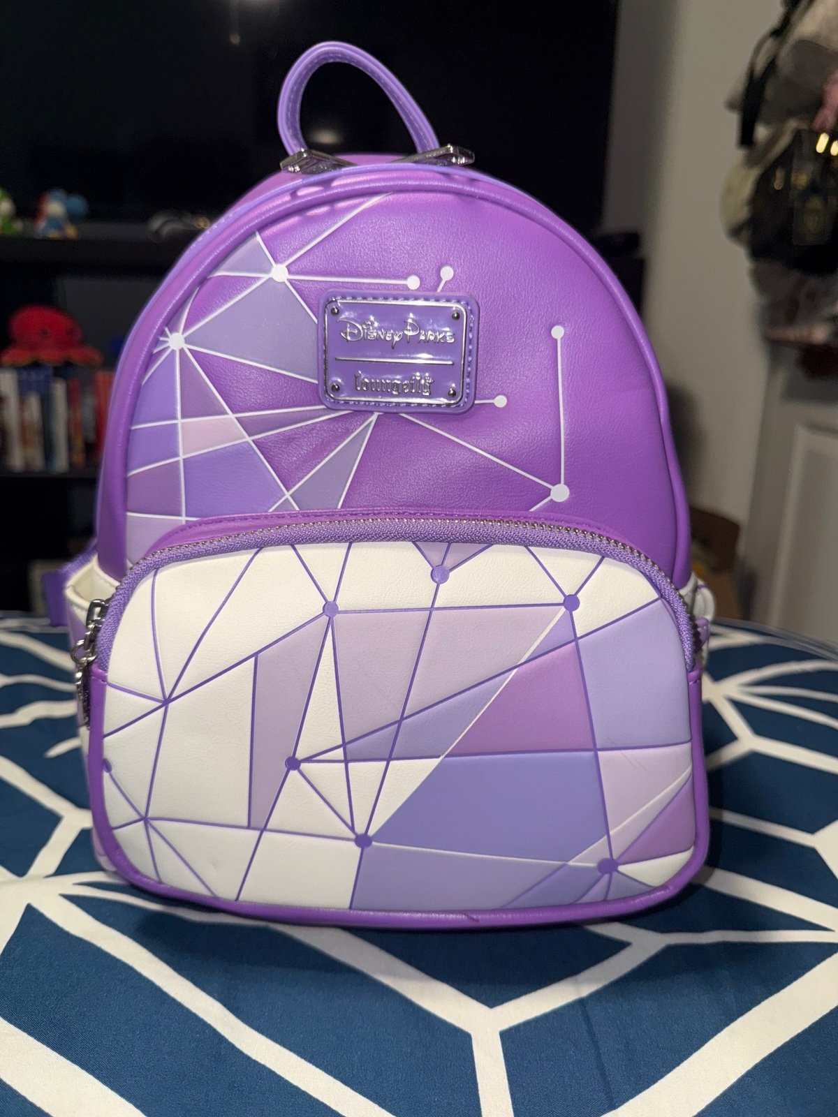 Disney Purple Wall Loungefly Backpack