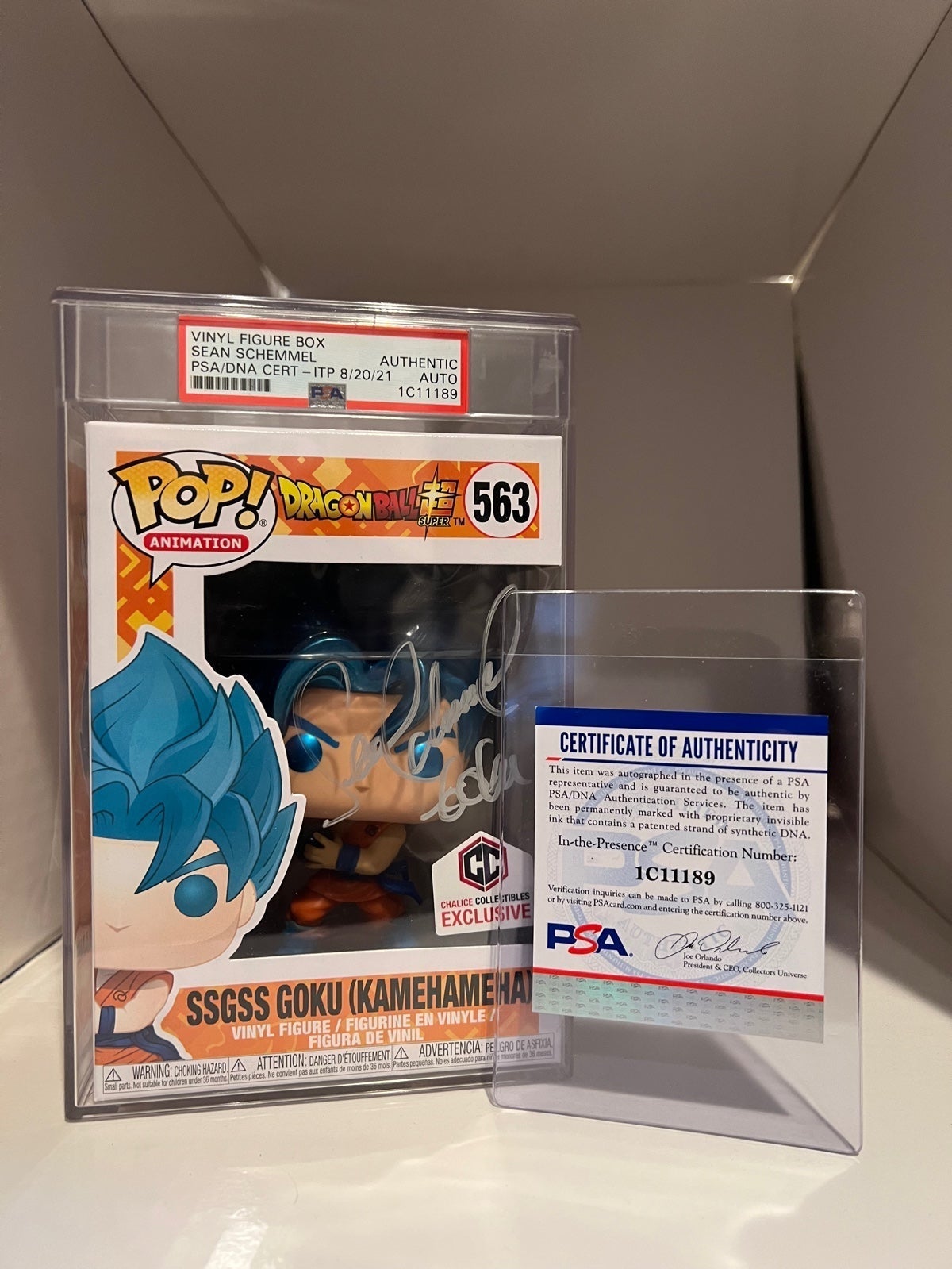 SSGSS Goku (Kamehameha) signed