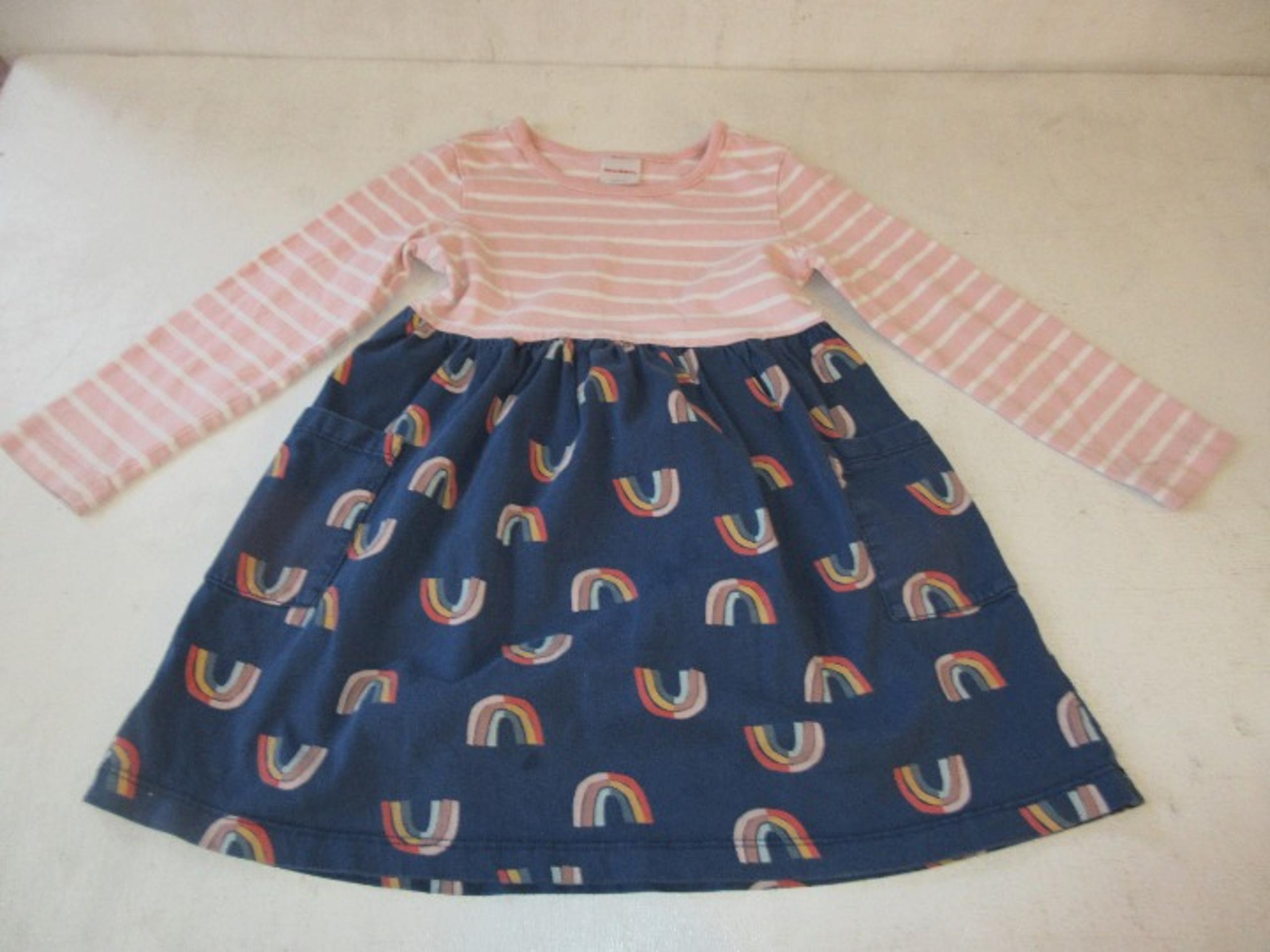 Hanna Andersson 100 Girls Size 4 Rainbow Mixie Dress