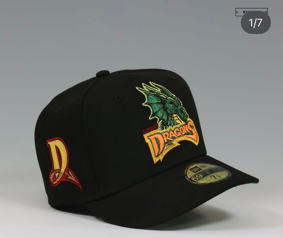 Myfitteds Dayton dragons dbz inspo 59fifty new era fitted size 7 3/8 brand new i