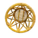 Vintage 70s Boho Rattan Side End Table Plant Stand