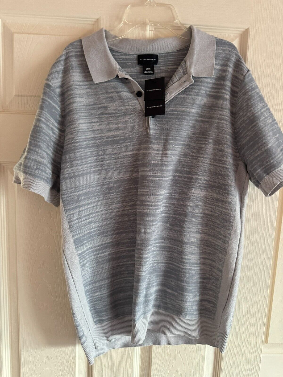 148 CLUB MONACO Grey Collared Polo Shirt