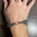 Bracelet Vintage Double Ring Chain Curb Silver 925