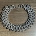 Bracelet Vintage Double Ring Chain Curb Silver 925