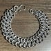 Bracelet Vintage Double Ring Chain Curb Silver 925