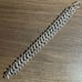 Bracelet Vintage Double Ring Chain Curb Silver 925