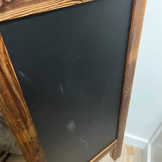 Wooden sign