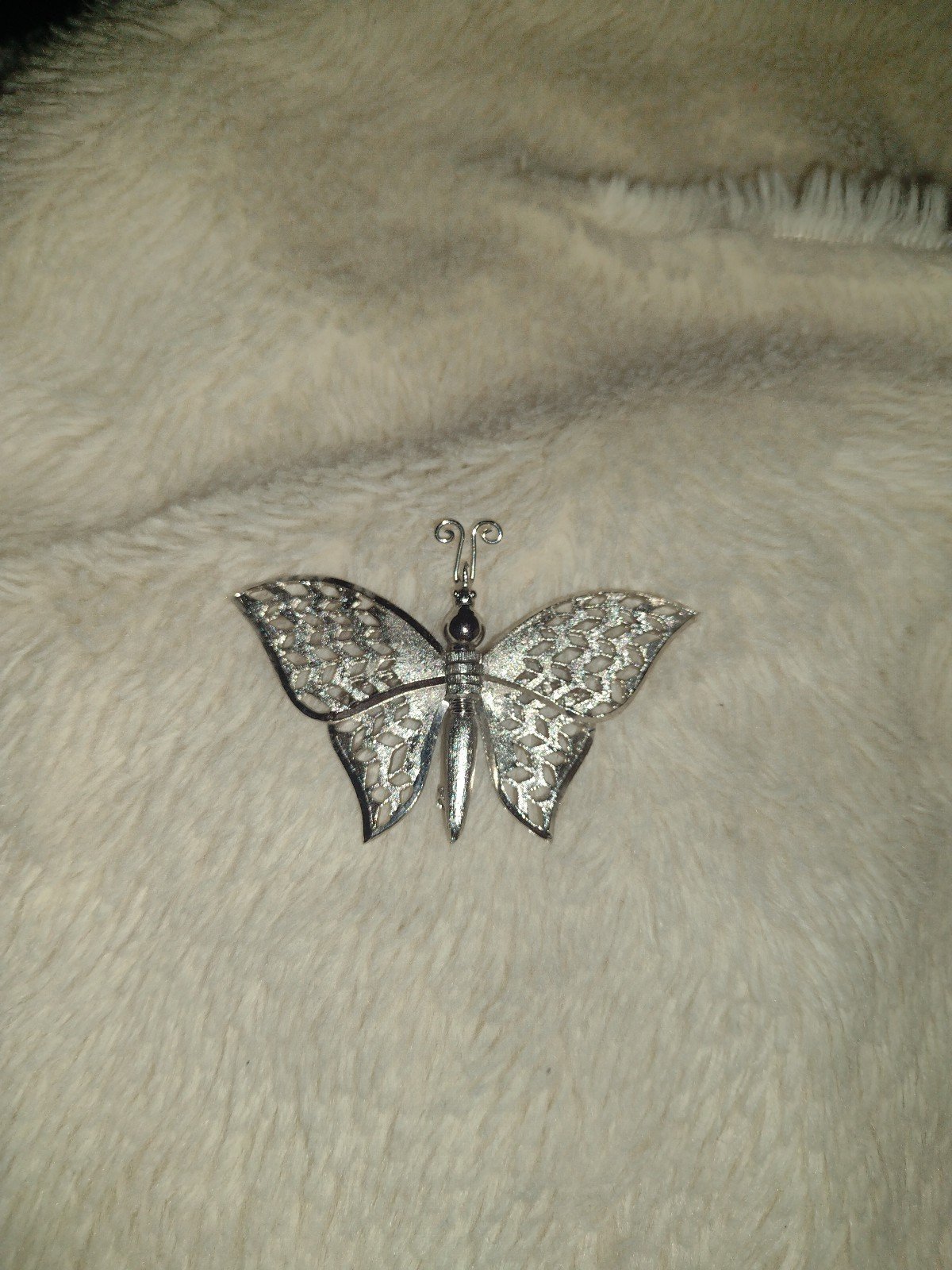 vintage butterfly pin With Articulated Wings