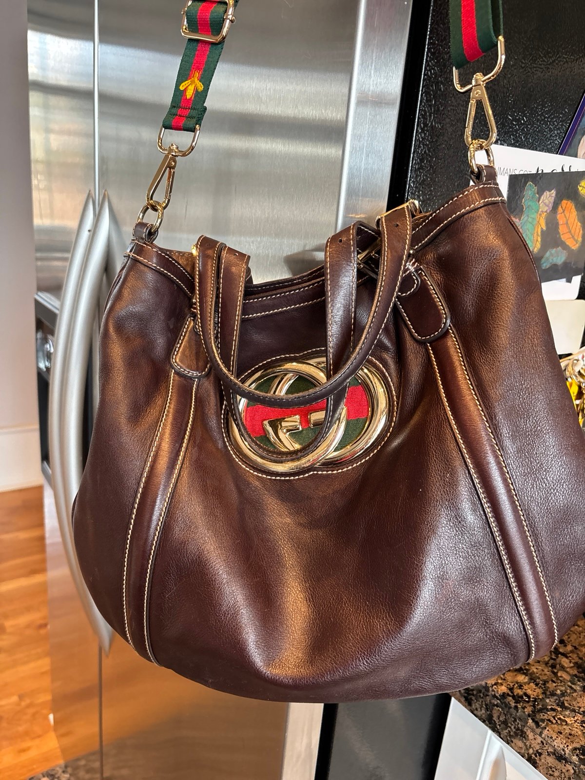 Gucci Britt HOBO GG Soho Interlocking Blondie Tom Ford Web AUTHENTIC