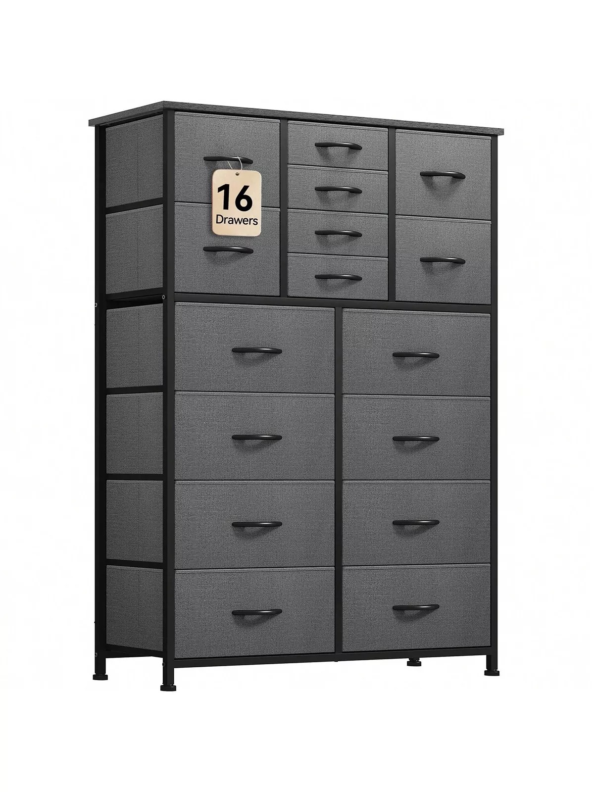 6 Drawer Dresser Tall Fabric Dresser For Bedroom Large Chest Of Drawer