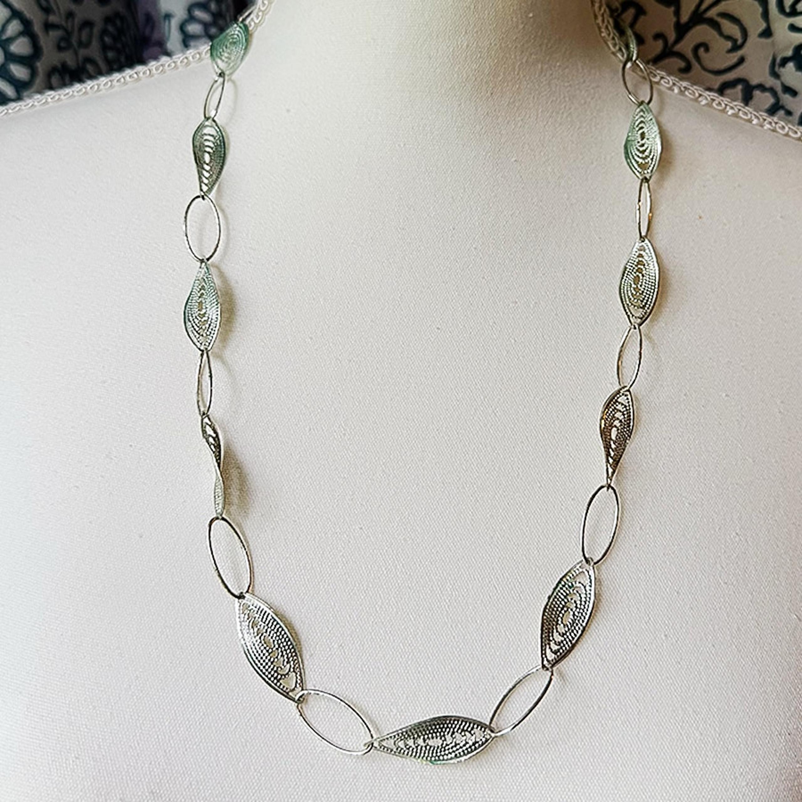 Brighton Women's Delicate 26" Sterling Silver Vermeil Enamel Leaf Necklace