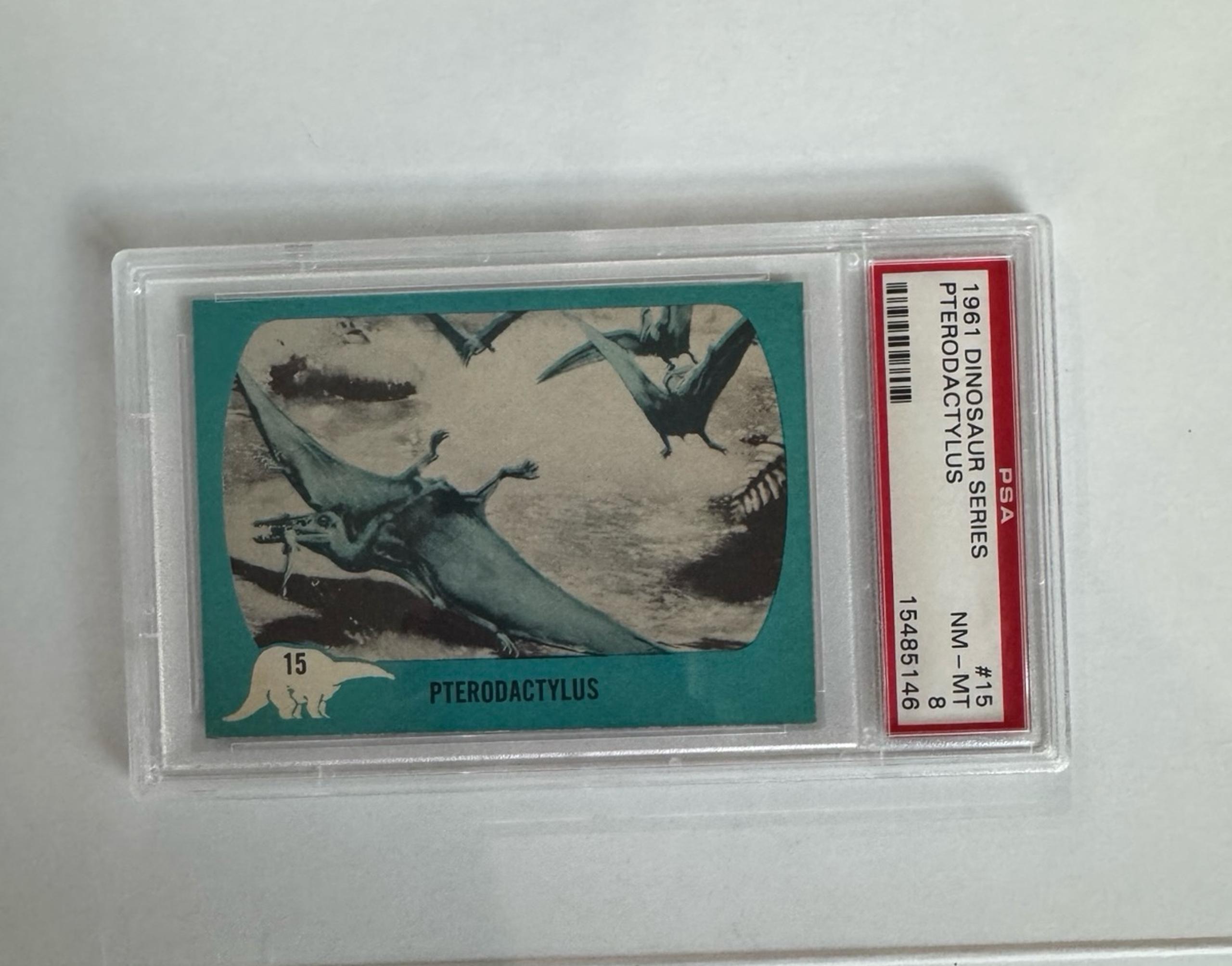 Rare 1961 Vintage Dinosaur Series Trading Card PSA Graded
