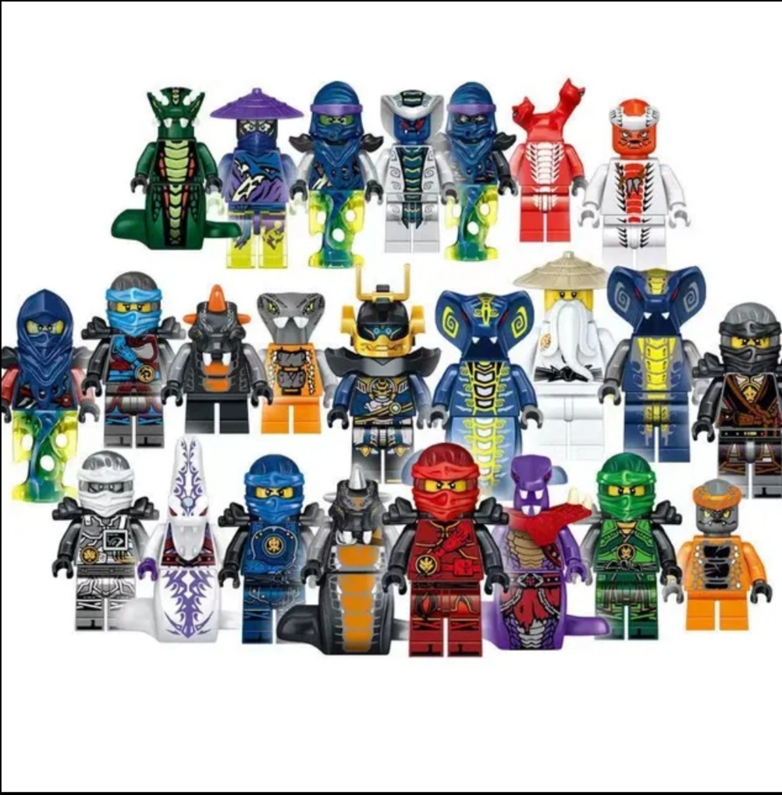 Lego ninjago custom pack hands of time minifigure