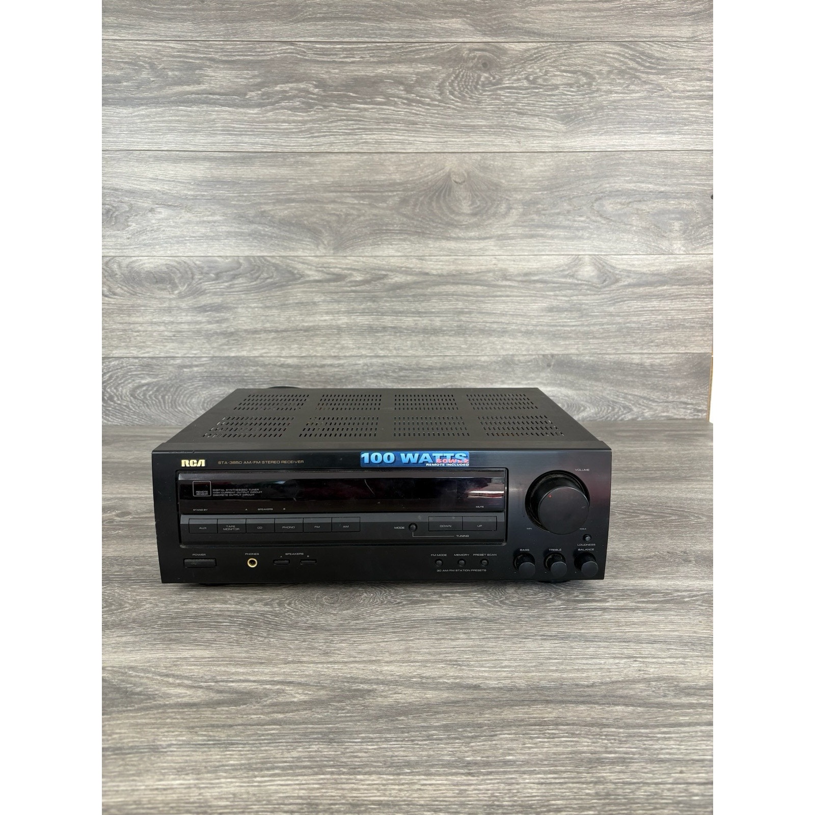 RCA STA-3850 Receiver HiFi Stereo Vintage Home Audio 2 Channel Phono Radio AM/FM
