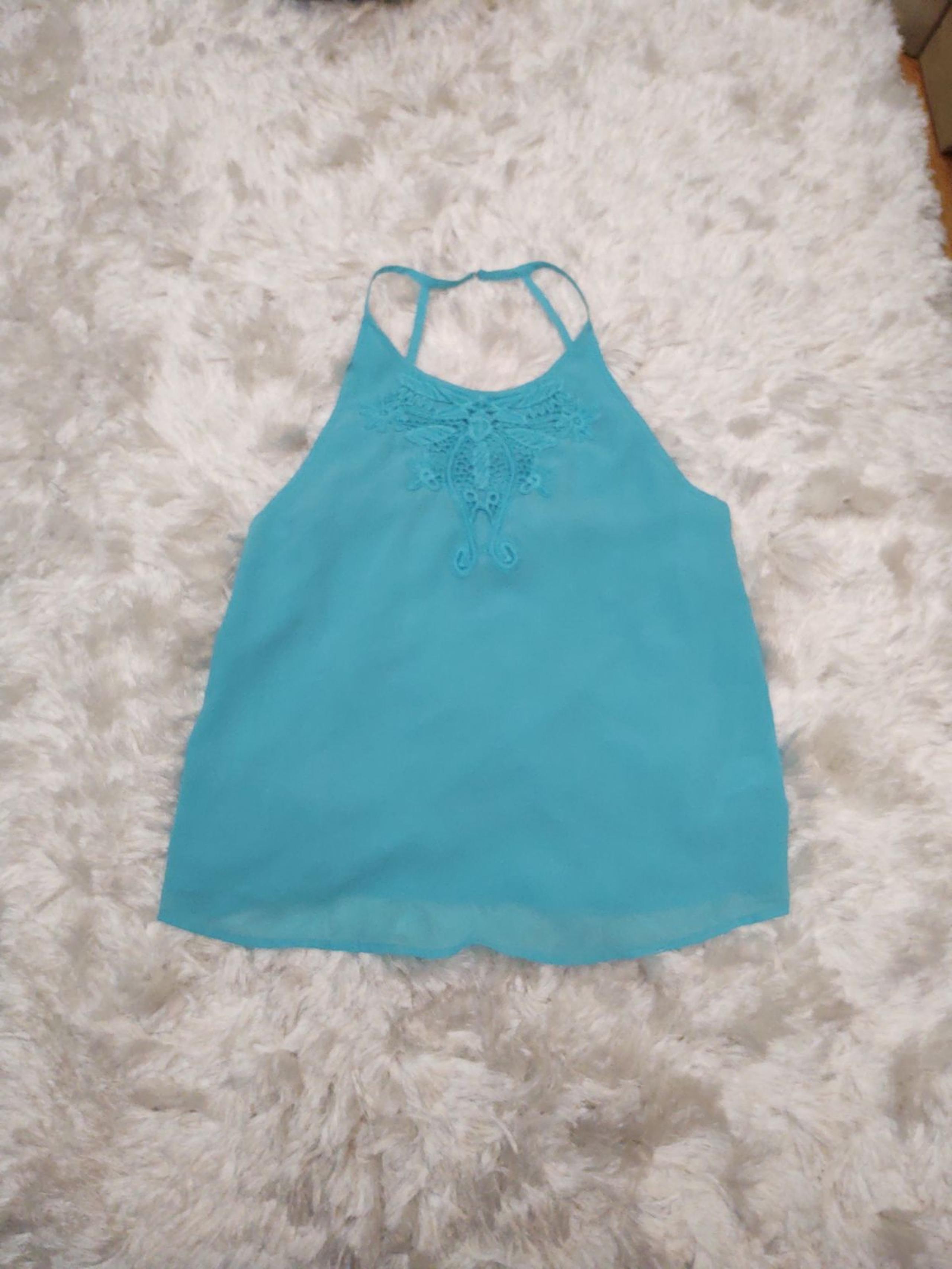 Naked zebra open back embroidered tank