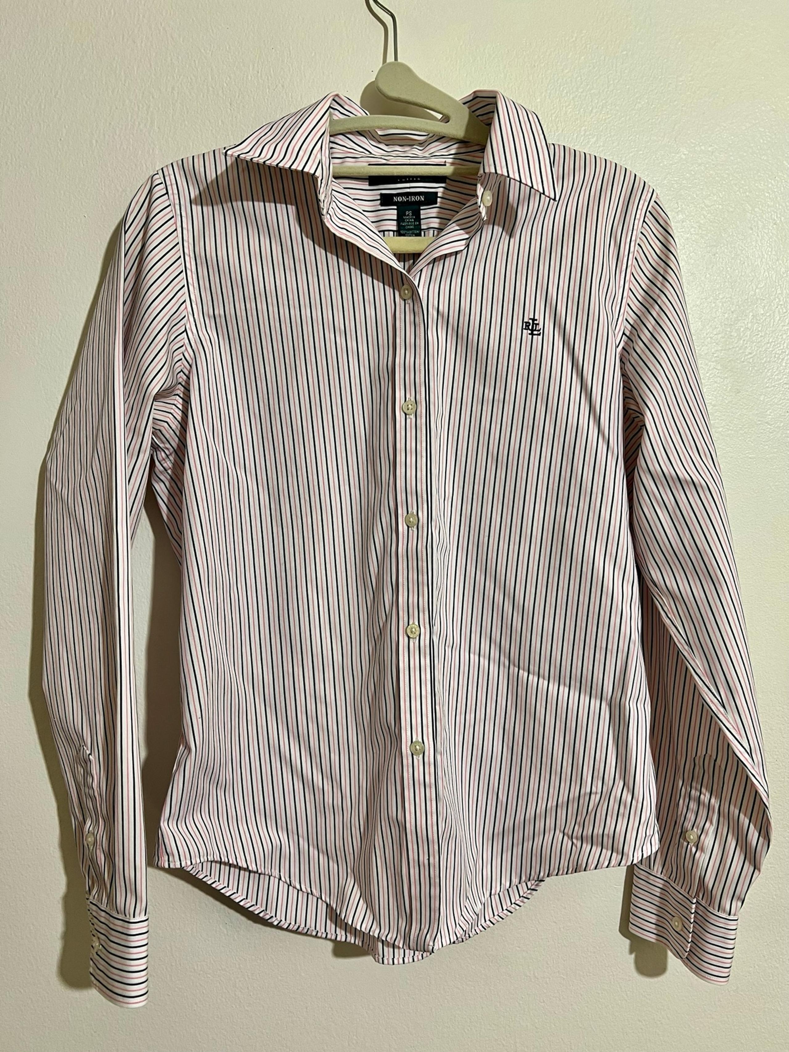 Ralph Lauren Striped Non Iron Cotton Shirt