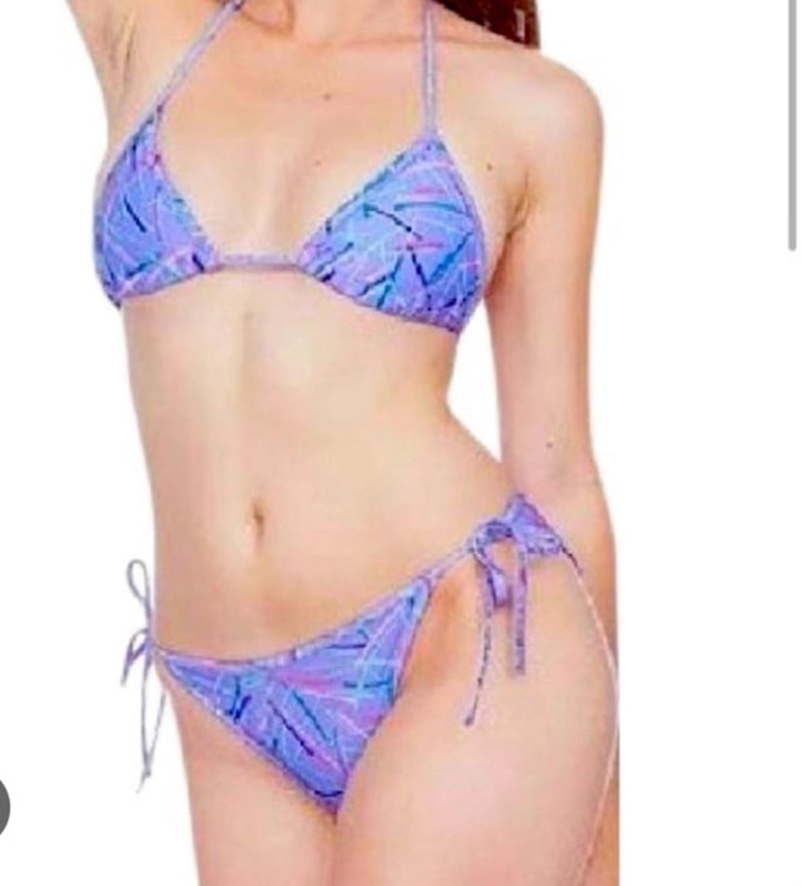 American Apparel String Bikini Bottoms ONLY Terrazzo