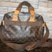 Authentic LOUIS VUITTON 1,270 Sac Bosphore Bag Large Monogram Leather Tote 2Way