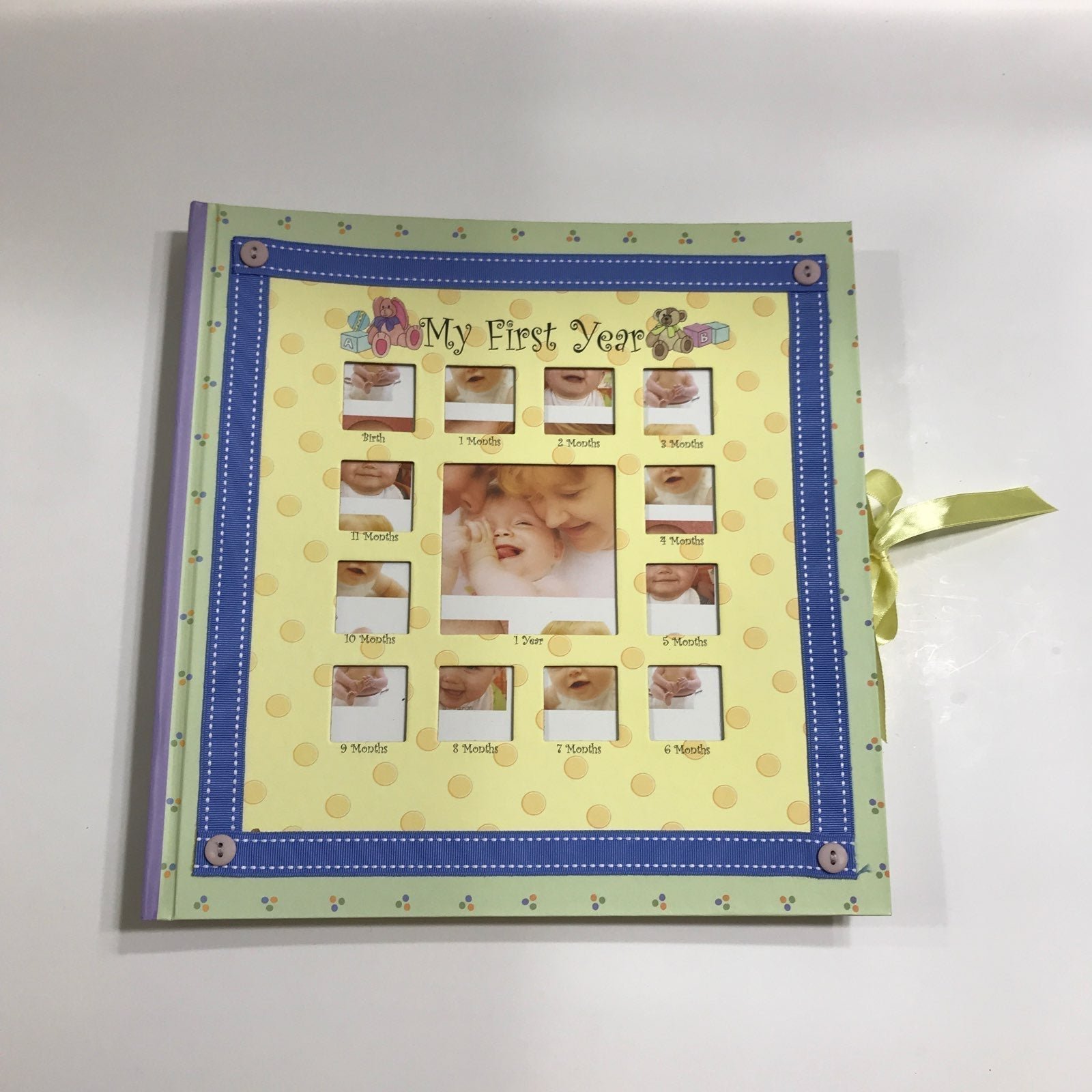 Spice Box Baby First Year Photo Album