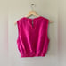 Kourt Askita Set Hot Pink Tank and Skort Linen Blend Outfit Size XS