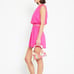 Kourt Askita Set Hot Pink Tank and Skort Linen Blend Outfit Size XS