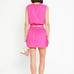 Kourt Askita Set Hot Pink Tank and Skort Linen Blend Outfit Size XS