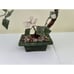Vtg Jade Bonsai Tree Flowering And Semi Precious Stone with Jade Planter 8x9”