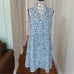 Tuckernuck Royal Shirt Dress Blue Hydrangea Print