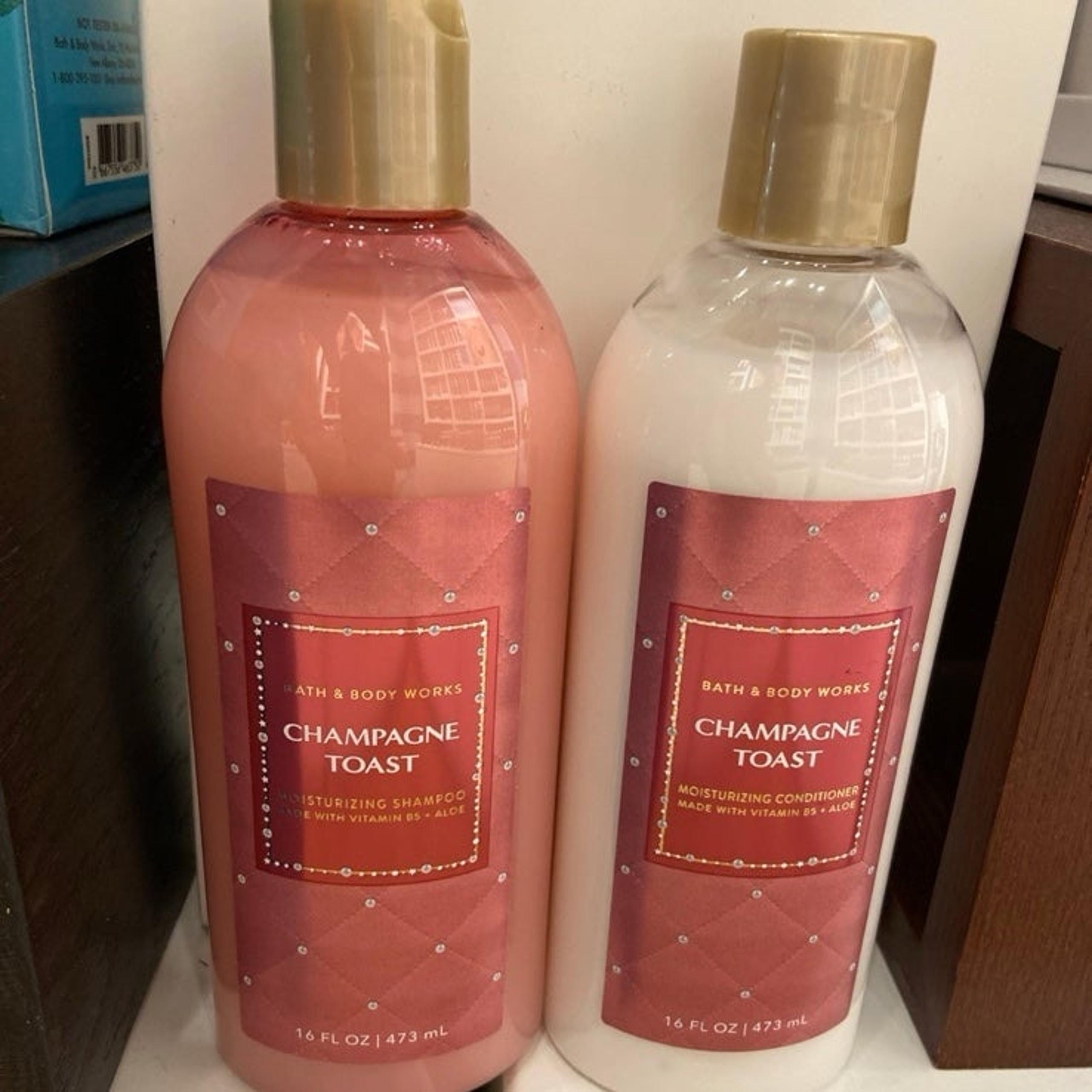 BBW champagne toast shampoo and conditioner