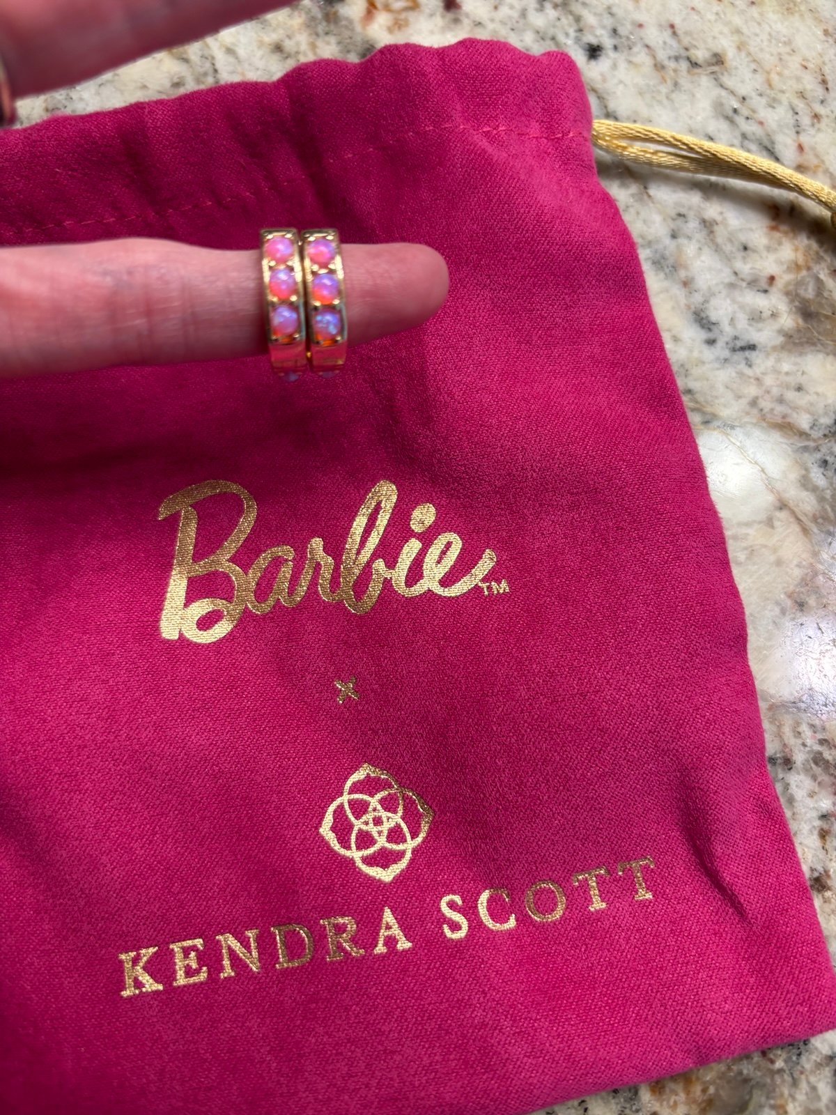 kendra scott barbie hoops