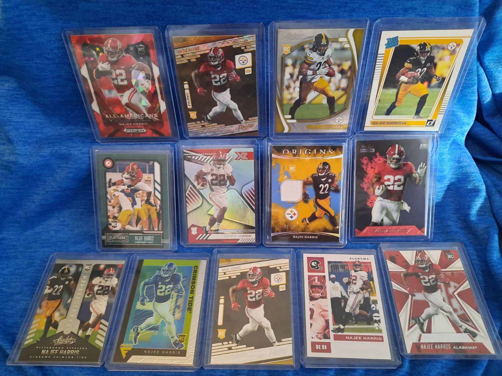 Najee Harris Rookie Card Lot