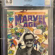 Marvel Age #41 Stan Lee cover CGC 6.0