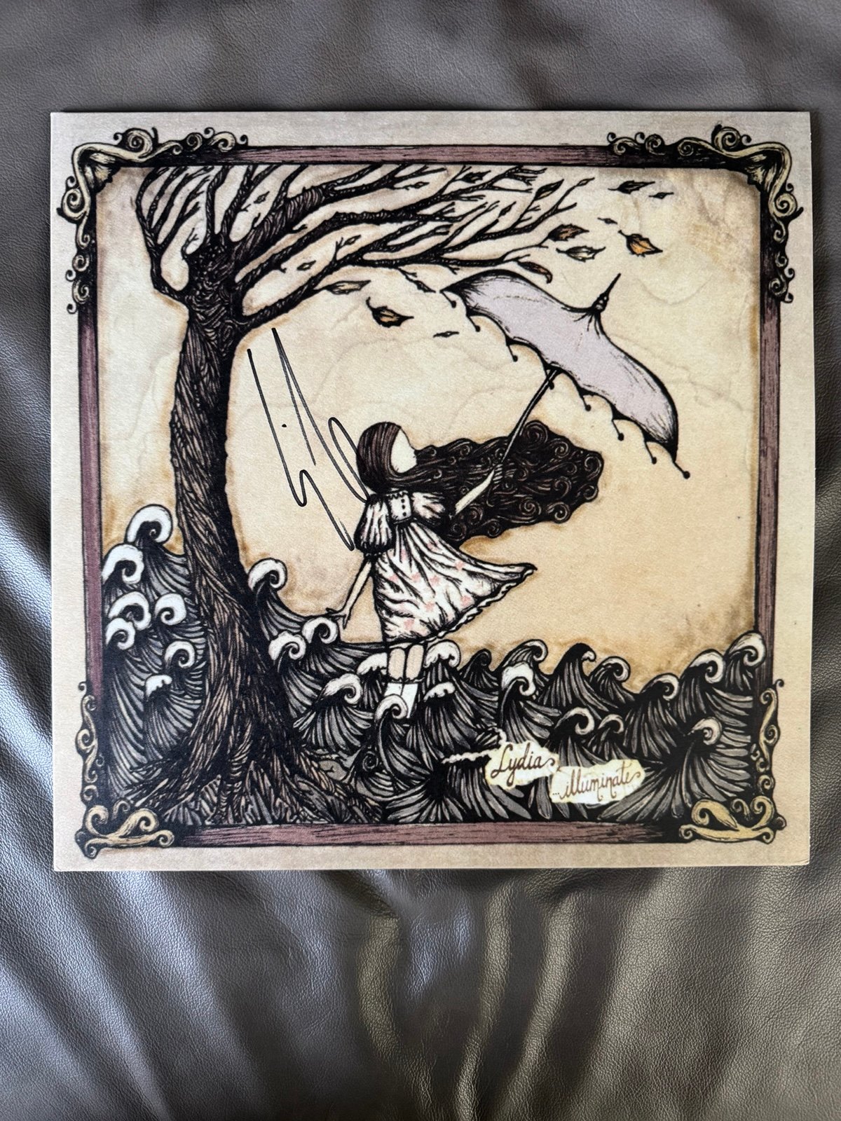 Signed Lydia Illuminate Vinyl - 15th Anniversary, Gold Marble