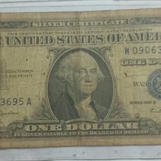 Rare Silver Certificate Blue Stamp
