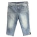 NYDJ Jeans Ariel Crop Blue USA Lift Tuck Women Size 14 Slits High Rise