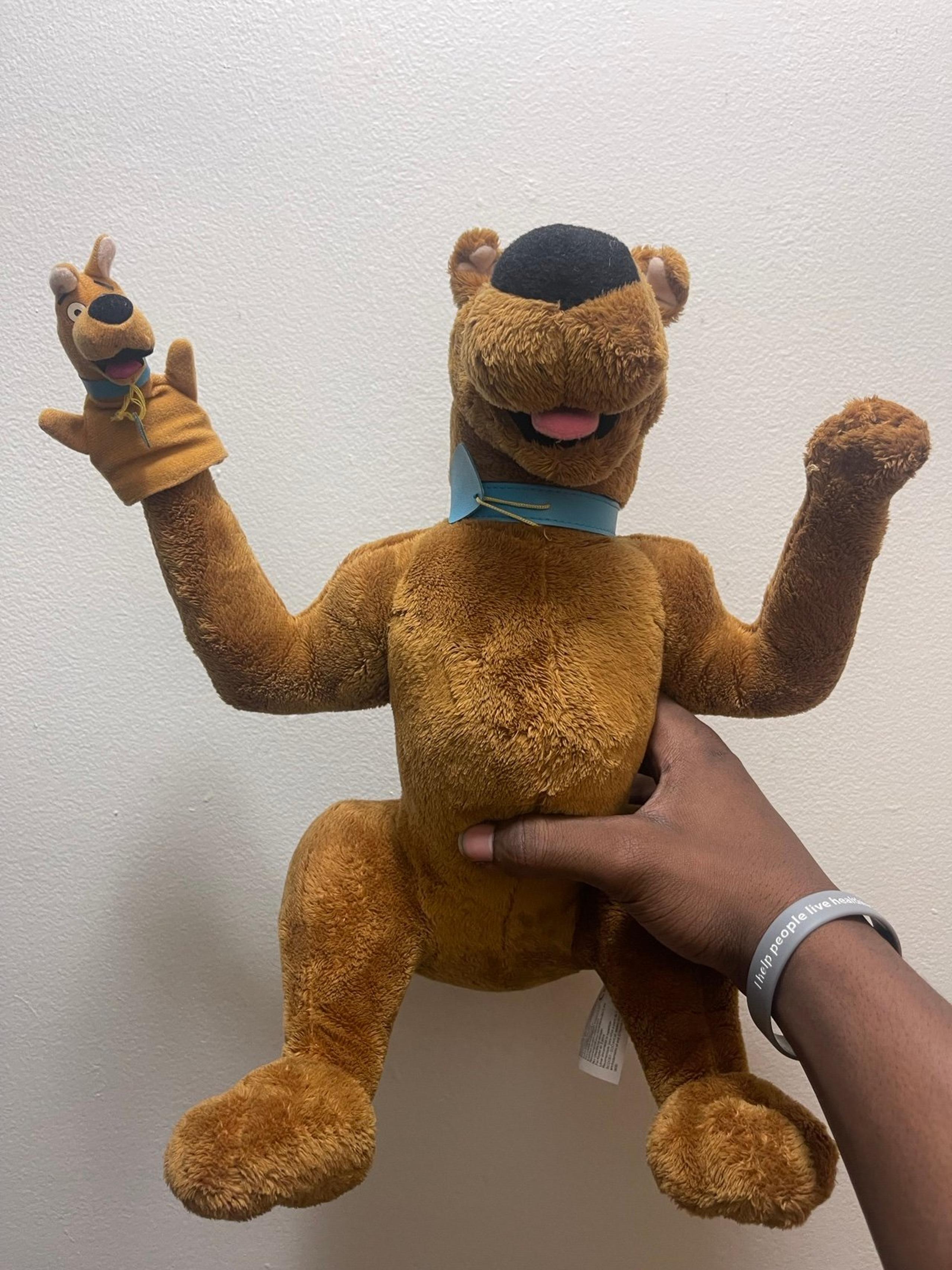 Six flags Scooby doo plush with hand puppet