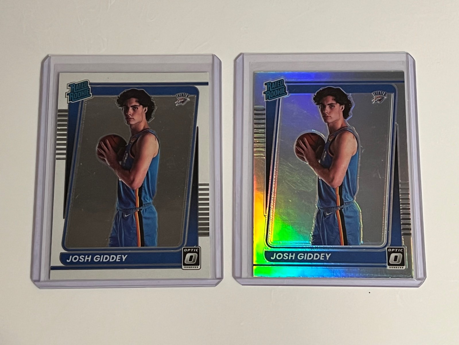 Josh Giddey/Thunder - Optic Rated Rookie Silver Prizm